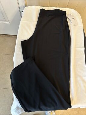 Sympli Narrow  Pant MIDI Black Size 10/NWT